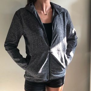 NWOT Lululemon heathered zip up hooded jacket
